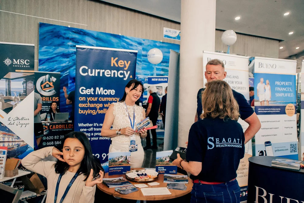 Key Currency team discussing competitive international transfer rates