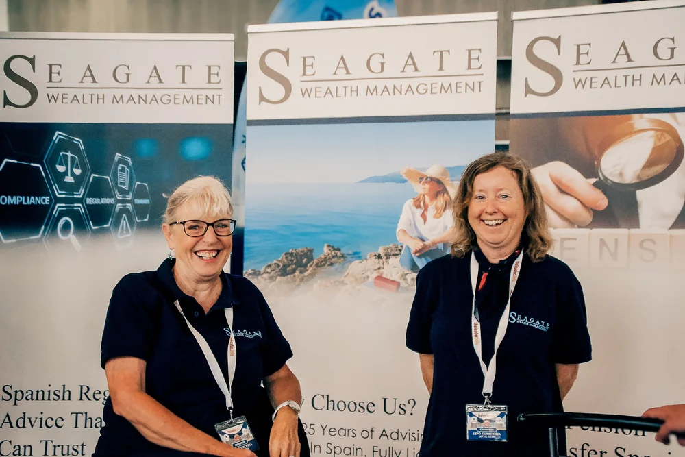 Seagate Wealth Management advisors welcoming clients to discuss investment plans